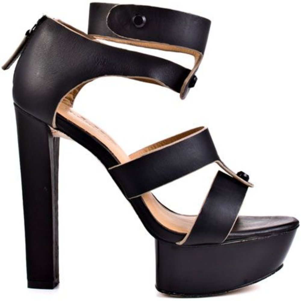 LAMB Mollie Heels Black Size 10